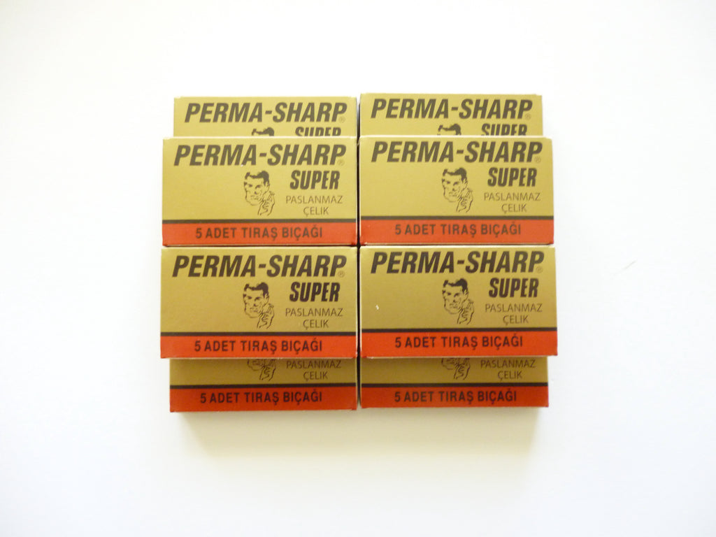 Perma-Sharp Super Double Edge DE Razor Blades 5Pk