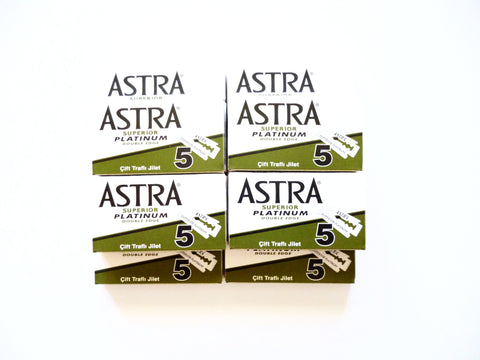 50 Astra Superior Platinum double edge razor blades