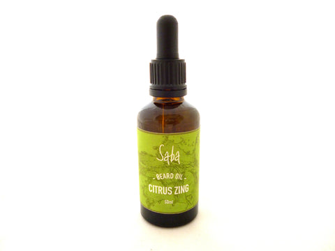Saba Natural Beard Oil (Citrus Zing)