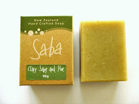 Handmade Bar Soap Clary Sage and Pine