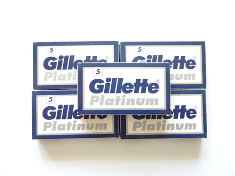 Gillette Platinum double edge razor blades