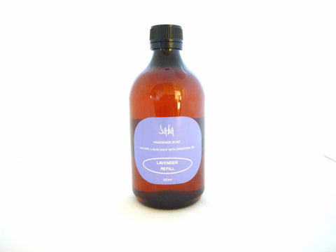 Lavender liquid soap refill bottle 500ml