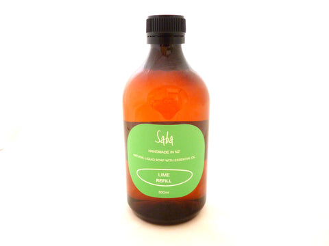Lime liquid soap refill bottle 500ml