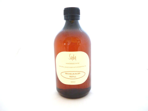 Michelia Alba Natural liquid soap refill bottle 500ml