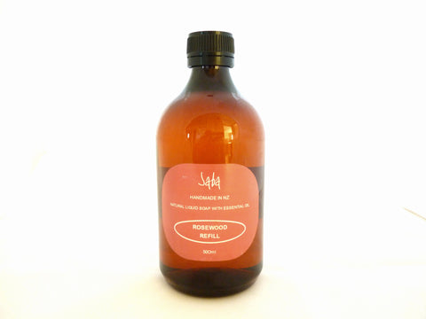 Rosewood Natural Liquid soap refill bottle 500ml