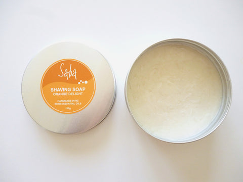 Saba natural shaving soap (Orange delight)